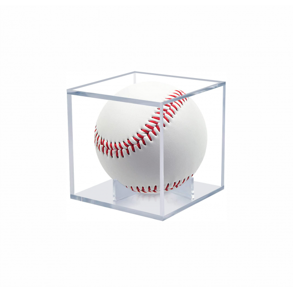 Cutie display pentru mingi de baseball, cu suport central