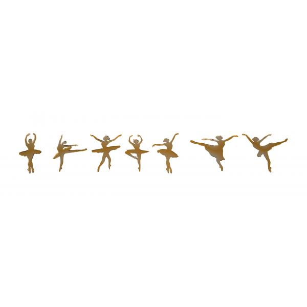 Set oglinda acrilica decorativa Balerina